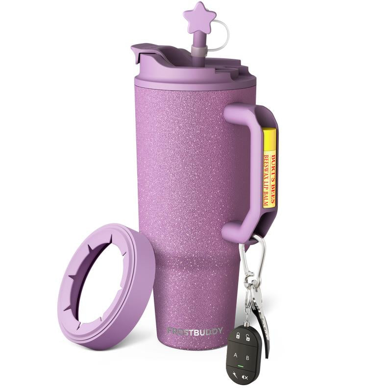 New Thicc Buddy 50Oz Leak Proof Double Wall Vacuum Sealed Tumbler with Handle Fits Lip Balm & Keys Drinkware Flasks Lid Insulated Mug for 12+ Hours Cold & 8+ Hours Hot