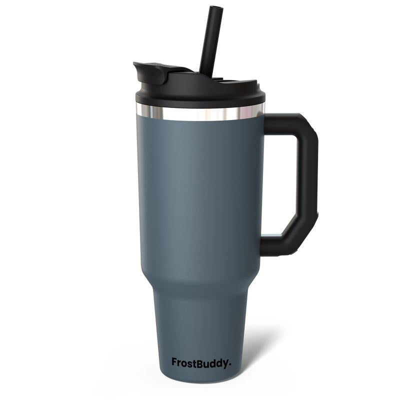 New Thicc Buddy 50Oz Leak Proof Double Wall Vacuum Sealed Tumbler with Handle Fits Lip Balm & Keys Drinkware Flasks Lid Insulated Mug for 12+ Hours Cold & 8+ Hours Hot