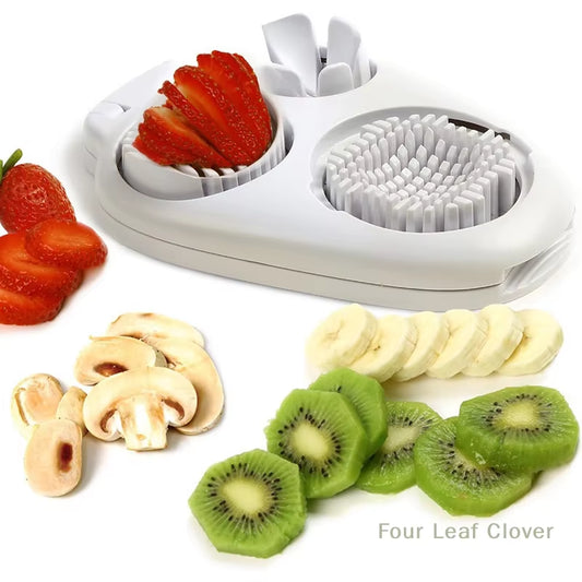 [ZY44] 3In1 Creative Egg Slicer Hard Boiled Eggs Slicers Kitchen Food Slicers Fruit Vegetable Manual Slicers Household Supplies