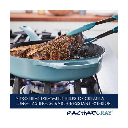 Rachael Ray NITRO Cast Iron Skillet 10-In