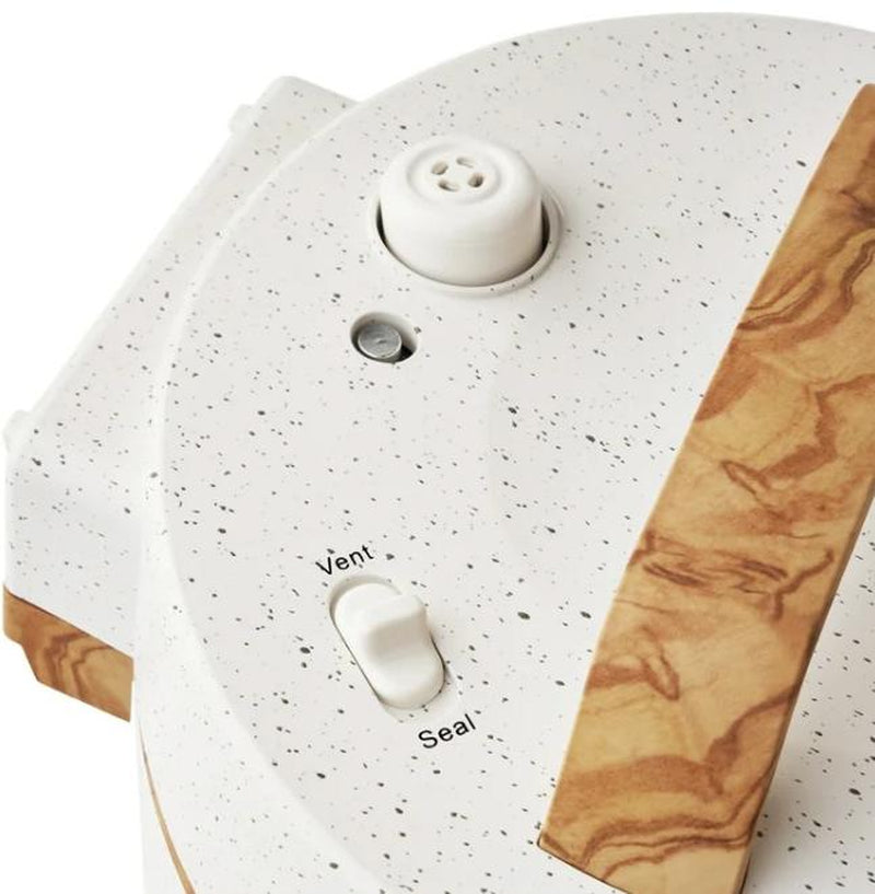 The Pioneer Woman Linen Speckle 6-Quart Pressure Cooker with Touch Control Display