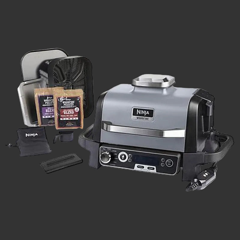 Ninja Woodfire Pro Outdoor Smoker Grill & Probe with Cover