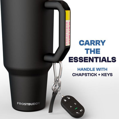 New Thicc Buddy 50Oz Leak Proof Double Wall Vacuum Sealed Tumbler with Handle Fits Lip Balm & Keys Drinkware Flasks Lid Insulated Mug for 12+ Hours Cold & 8+ Hours Hot