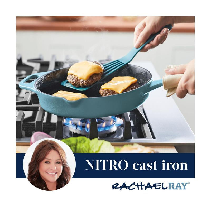 Rachael Ray NITRO Cast Iron Skillet 10-In