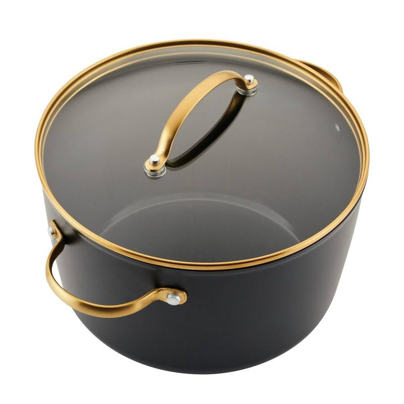 Farberware 8PC Ceramic Aluminum Cookware Set 500 Degree F Forged Induction